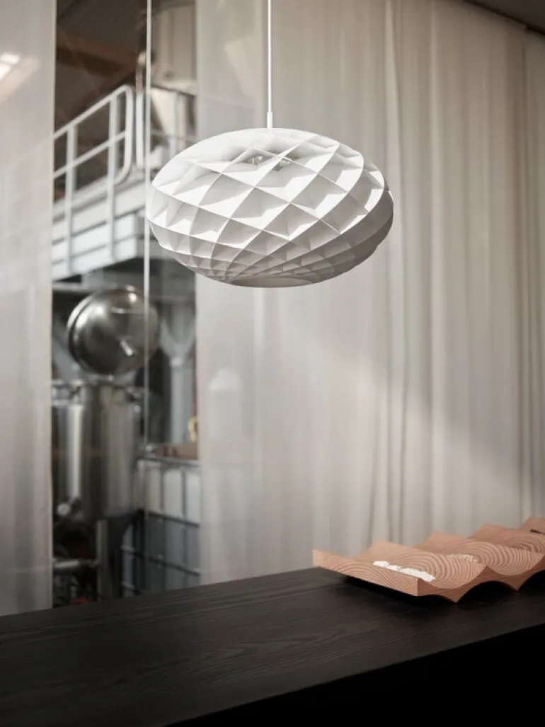 Louis Poulsen Patera 500 oval pendel, vit