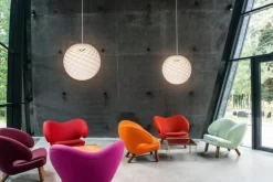 Louis Poulsen Patera 600 pendellampa, vit