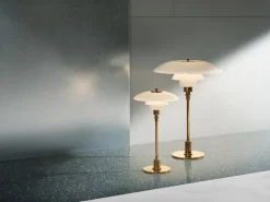 Louis Poulsen PH 3½-2½ bordslampa, metalliserad mässing