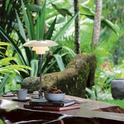 Louis Poulsen PH 3/2 bordslampa, metalliserad svart