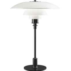 Louis Poulsen PH 3½–2½ bordslampa, metalliserad svart