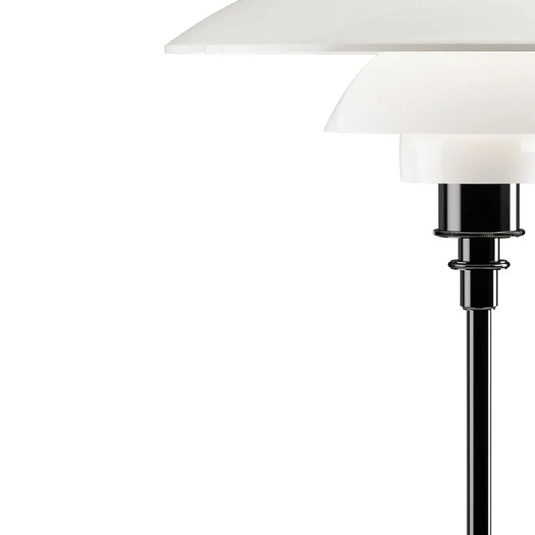 Louis Poulsen PH 3½–2½ bordslampa, metalliserad svart