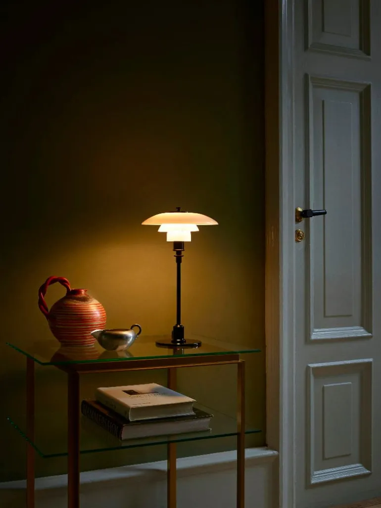 Louis Poulsen PH 2/1 bordslampa, metalliserad svart