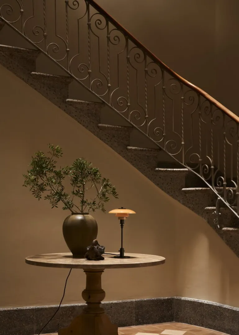 Louis Poulsen PH 2/1, bordslampa, Limited edition, dustig terrakotta