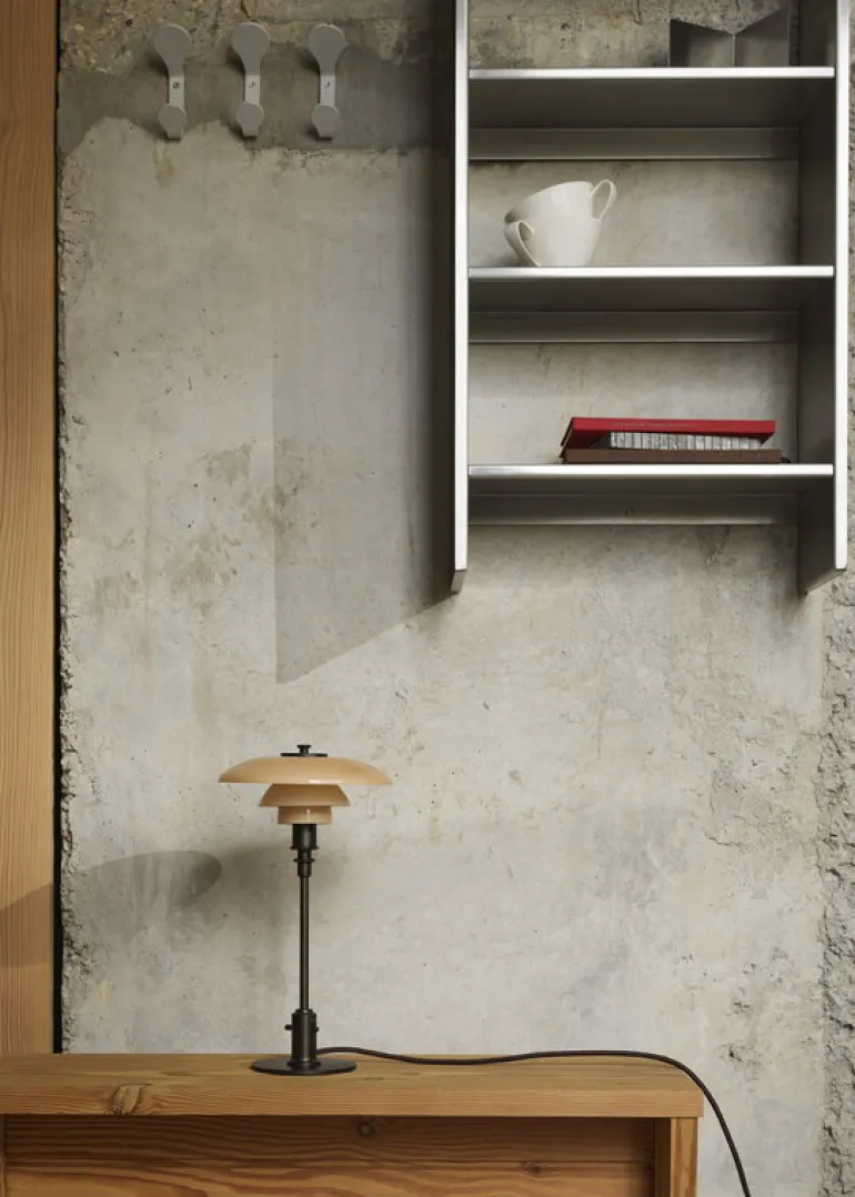 Louis Poulsen PH 2/1, bordslampa, Limited edition, dustig terrakotta