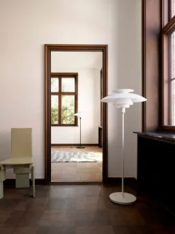 Louis Poulsen PH 80 golvlampa, dimbar, vit