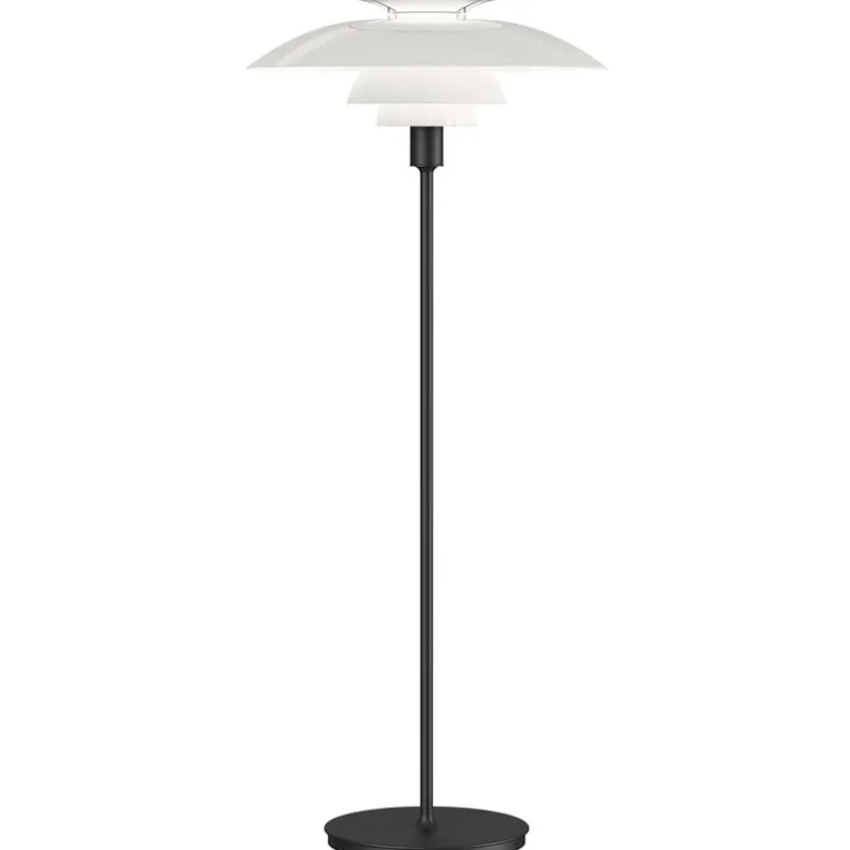 Louis Poulsen PH 80 golvlampa, dimbar, svart