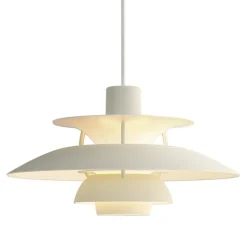 Louis Poulsen PH 5 Mini Monochrome, pendellampa, blekt blyerts