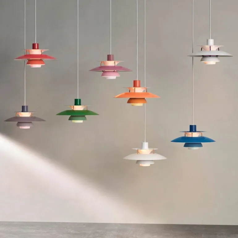 Louis Poulsen PH 5 Mini pendellampa, vit modern