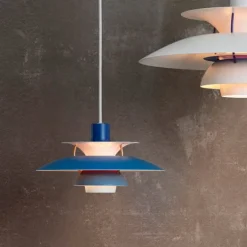 Louis Poulsen PH 5 Mini pendellampa, vit klassisk