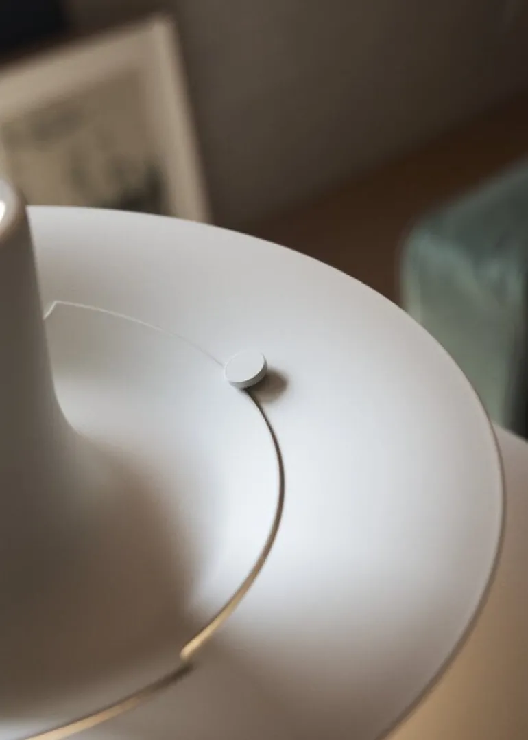 Louis Poulsen PH 5 Monochrome, pendellampa, blekt tenn