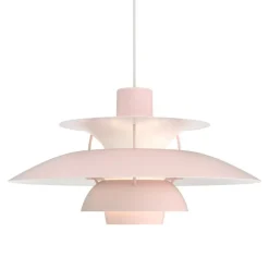 Louis Poulsen PH 5 Monochrome pendel, blekrosa