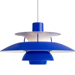 Louis Poulsen PH 5 Monochrome pendellampa, blå