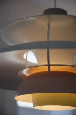 Louis Poulsen PH 5 Pastels taklampa, ostron - blå - ros