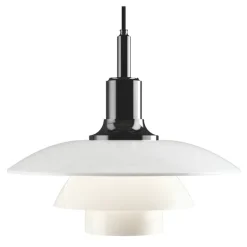 Louis Poulsen PH 3½–3 pendellampa, metalliserad svart