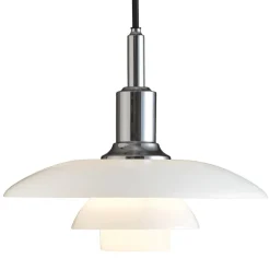 Louis Poulsen PH 3/2 pendellampa, förkromad