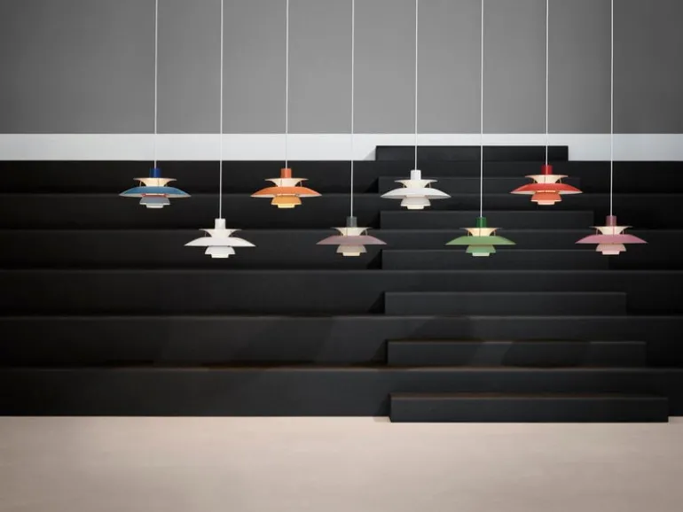 Louis Poulsen PH 5 pendellampa, modern vit