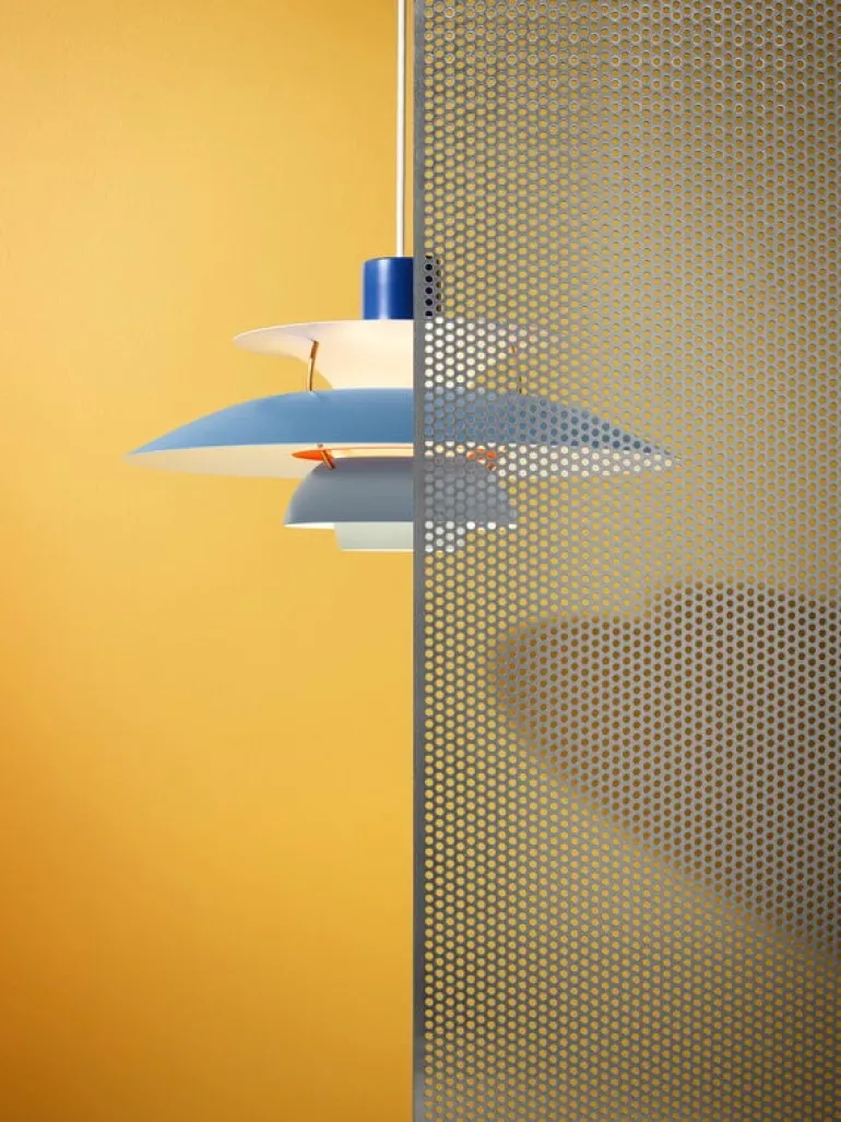 Louis Poulsen PH 5 pendellampa, blå