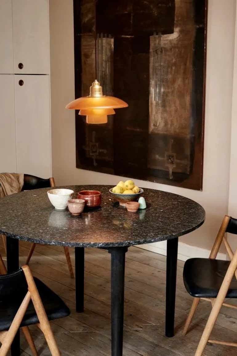 Louis Poulsen PH 3½–3 pendellampa, gul