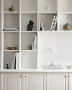 Louis Poulsen PH 2/1 Portable bordslampa, glansförkromad