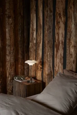 Louis Poulsen PH 2/1 Portable bordslampa, glansförkromad