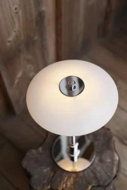 Louis Poulsen PH 2/1 Portable bordslampa, glansförkromad