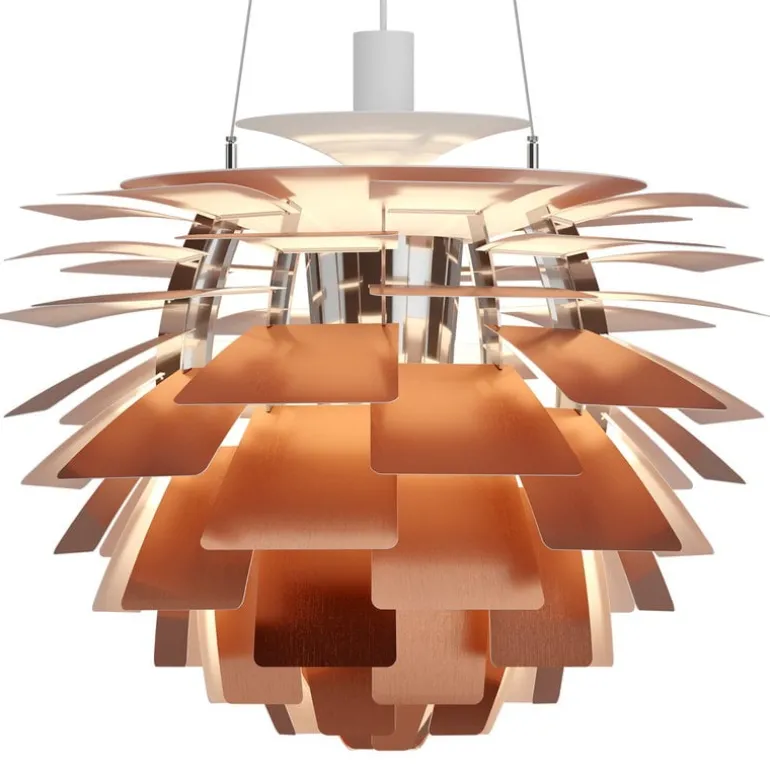 Louis Poulsen PH Artichoke lampa, 600 mm, koppar