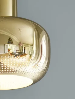 Louis Poulsen VL 56 pendellampa, polerad mässing