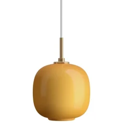 Louis Poulsen VL45 Radiohus 175 pendel, mässing - amber