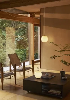 Louis Poulsen VL45 Radiohus 175 pendel, mässing - blekgul