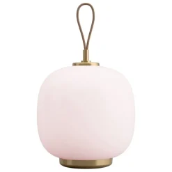 Louis Poulsen VL45 Radiohus bärbar lampa, mässing - blekrosa