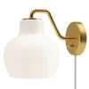 Louis Poulsen VL Ring Crown 1 vägglampa, opalglas