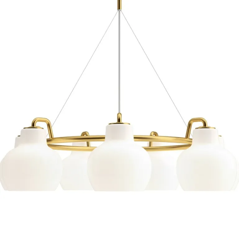 Louis Poulsen VL Ring Crown 7 pendellampa, opalglas