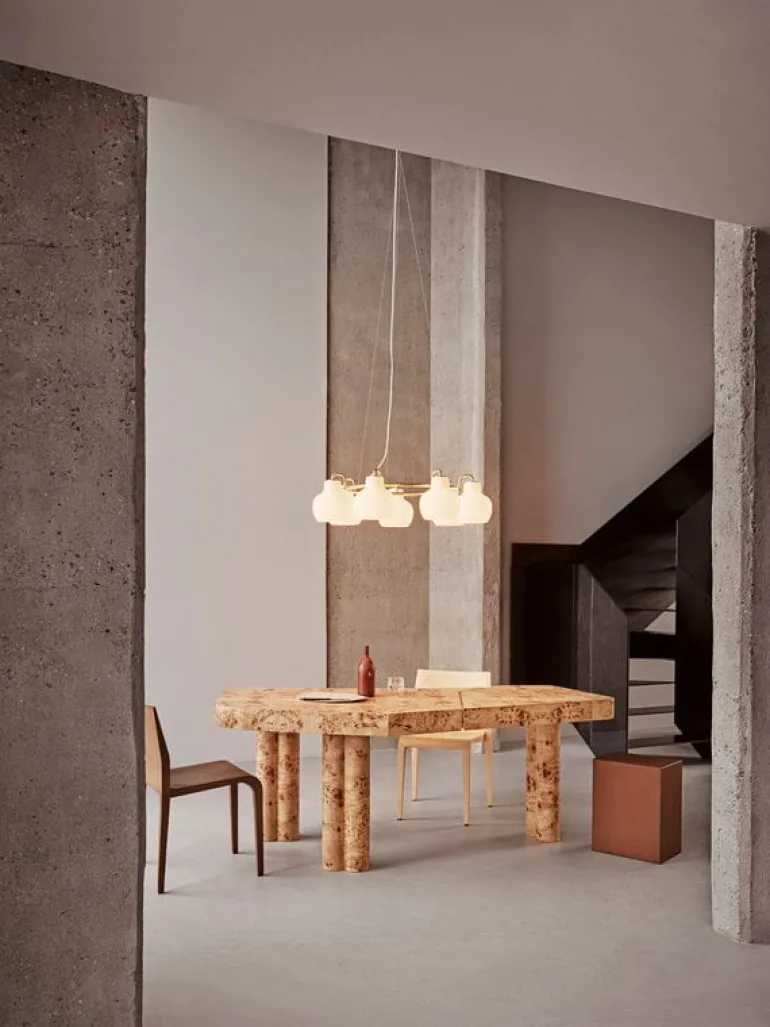 Louis Poulsen VL Ring Crown 7 pendellampa, opalglas