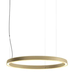 Luceplan Compendium Circle taklampa, 72 cm, mässing