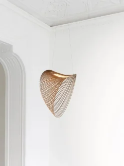 Luceplan Illan hänglampa, 60 cm, björk