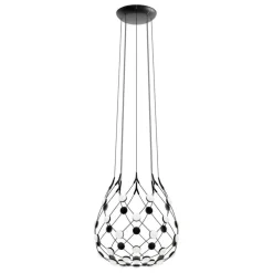 Luceplan Mesh taklampa, 55 cm, svart