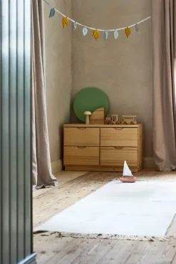 Lundia Classic byrå, 4 lådor, klarlackad furu