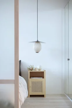 Lundia Classic nattduksbord med dörr, furu - rotting