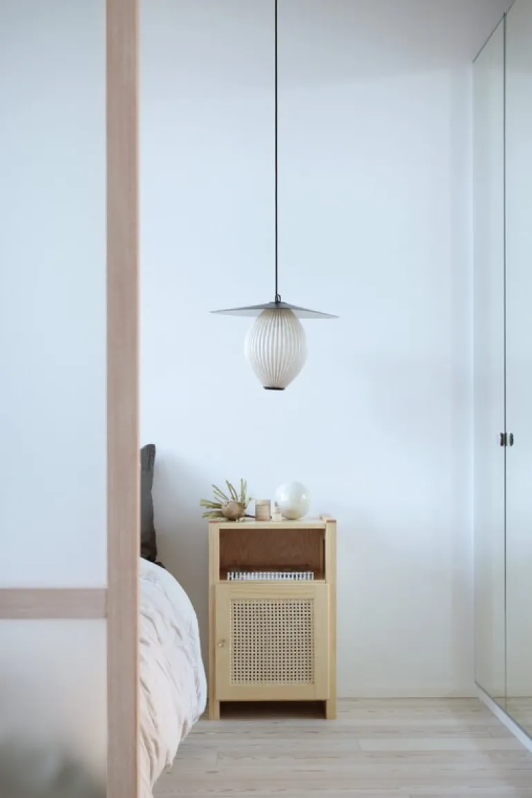 Lundia Classic nattduksbord med dörr, furu - rotting