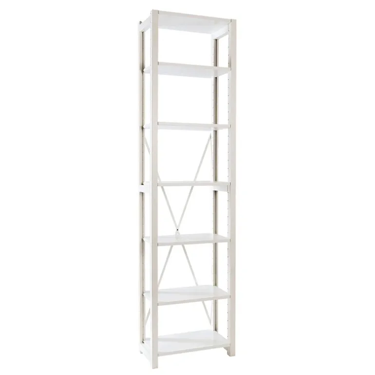 Lundia Classic öppen hylla, smal, vit