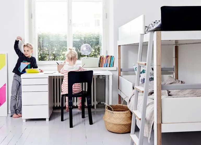 Lundia Classic skrivbord, vit