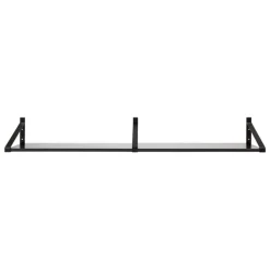 Lundia Classic vägg hylla, 2 st, svart