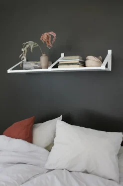 Lundia Classic vägg hylla, 2 st, vit