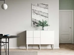 Lundia Fuuga sideboard, 128 cm, vitt - vitt