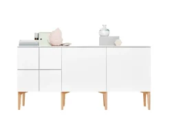 Lundia Fuuga sideboard, 192 cm, vit - ek