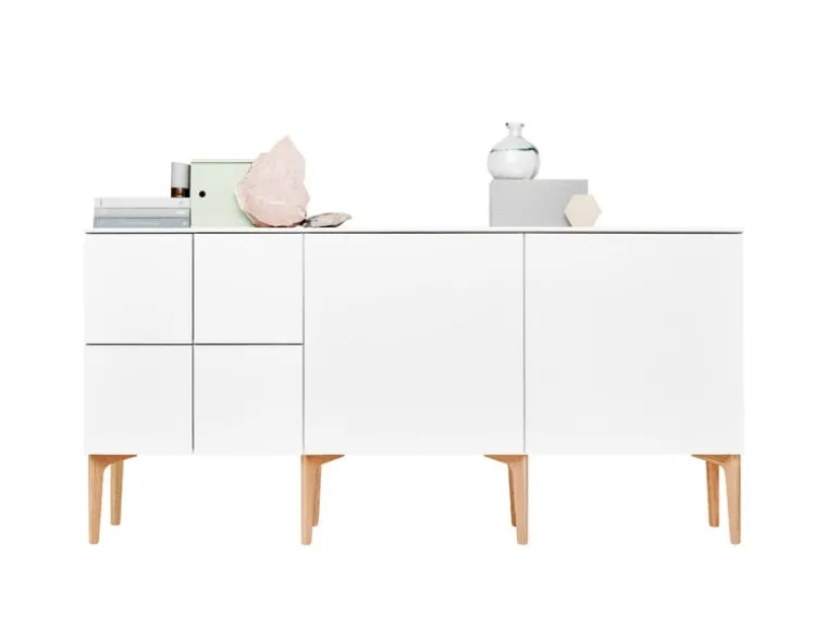 Lundia Fuuga sideboard, 192 cm, vit - ek