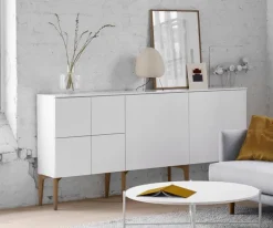 Lundia Fuuga sideboard, 192 cm, vit - ek