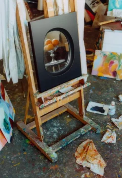 Lundia Knot väggspegel, svart