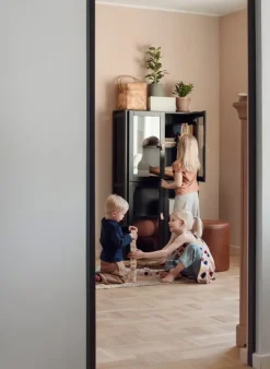 Lundia Moments skåp, medium, svart